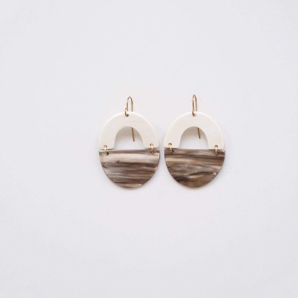 selected Brown + White