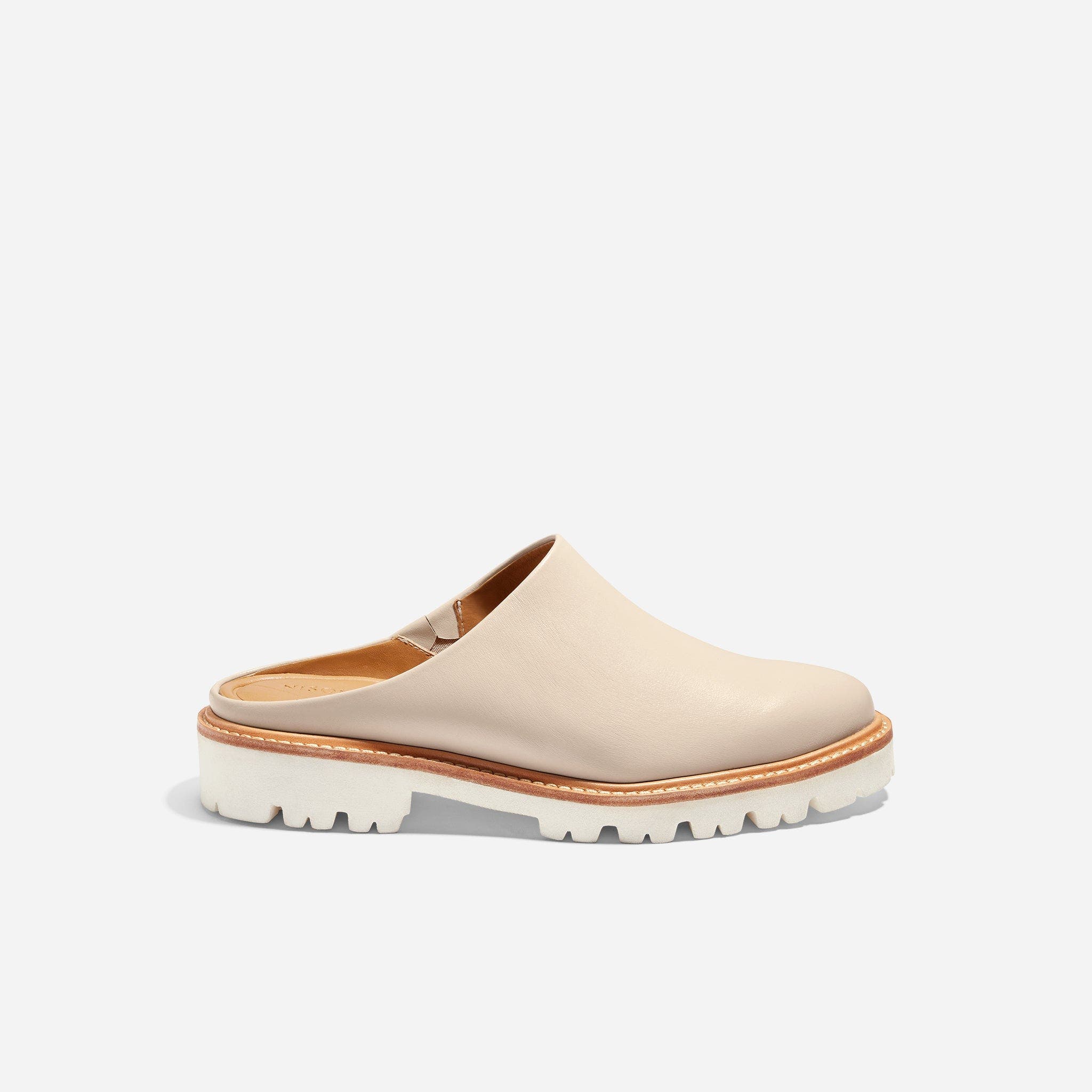 Emilee Lug Mule, Alternate, color, Bone