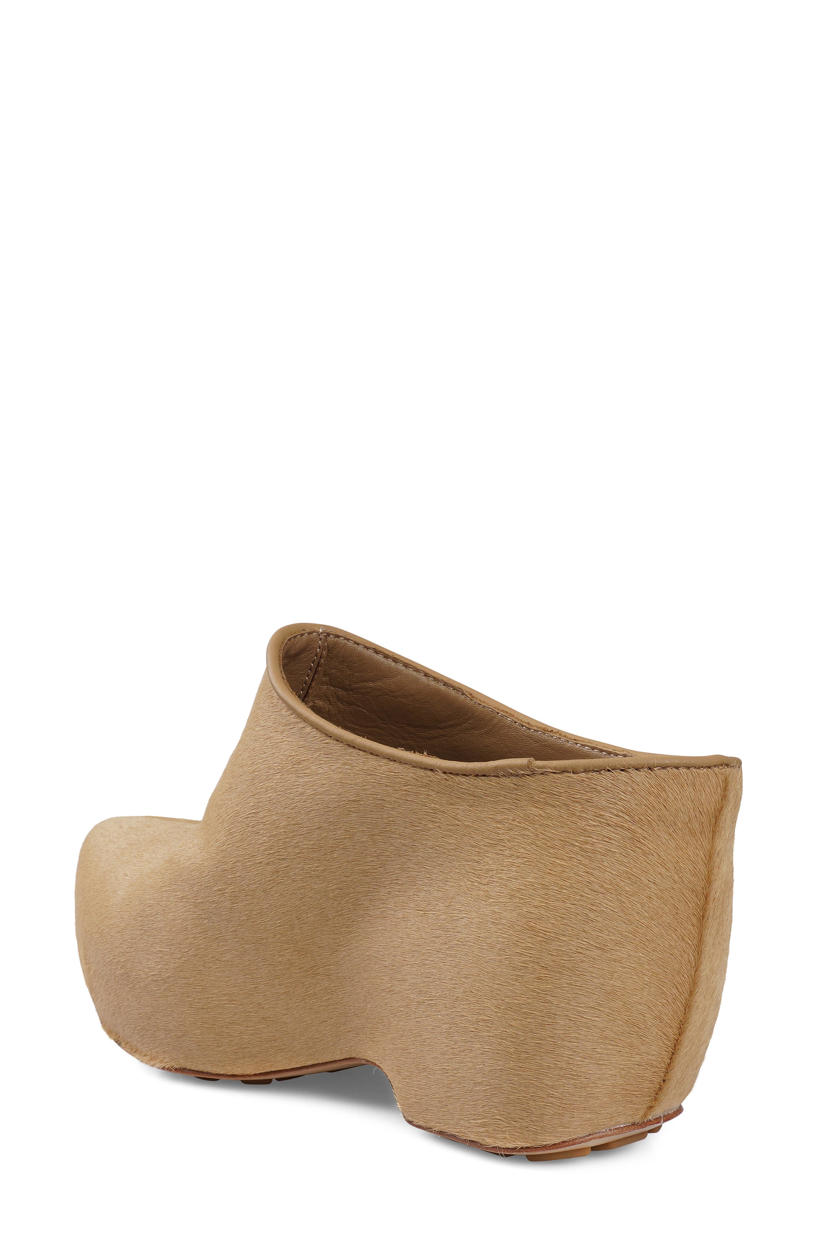 Osmary Genuine Calf Hair Clog, Alternate, color, TANLT