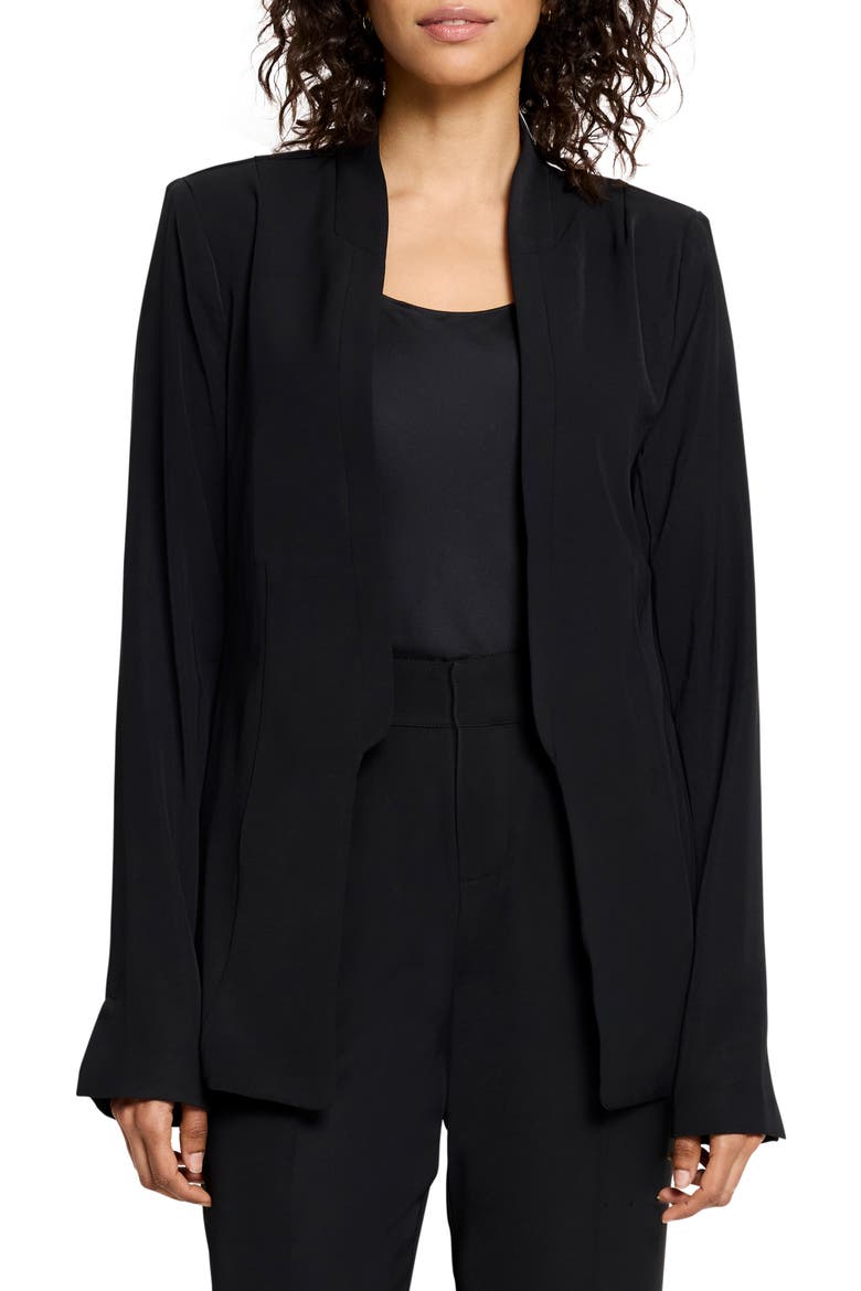Social Edit Blazer, Main, color, BLACK ONYX