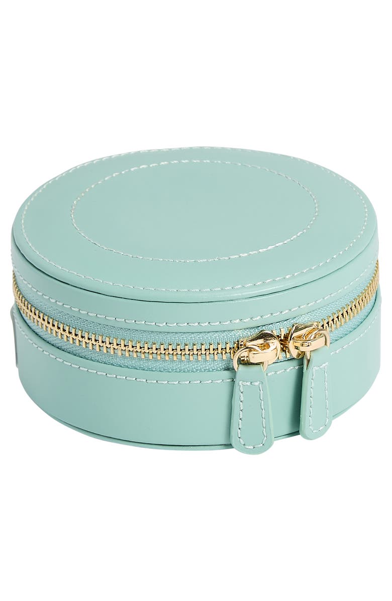 WOLF Sophia Round Zip Case, Alternate, color, Jade