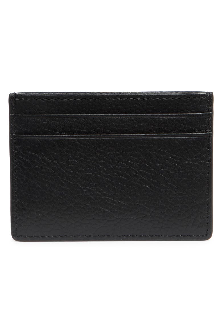 Cavendish Pebbled Cardholder, Alternate, color, BLACK