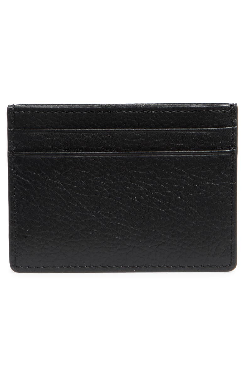 Ted Baker London Cavendish Pebbled Cardholder, Alternate, color, Black