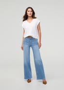 DUER Performance Denim High Rise Wide Leg