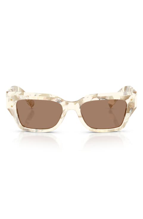 52mm Cat Eye Sunglasses