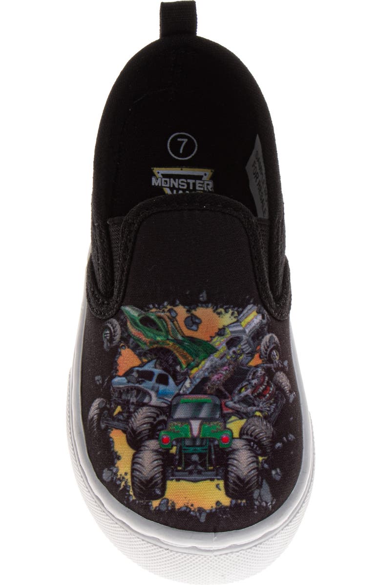 JOSMO Kids' Monster Jam Monster Truck Slip-On Sneaker, Alternate, color,