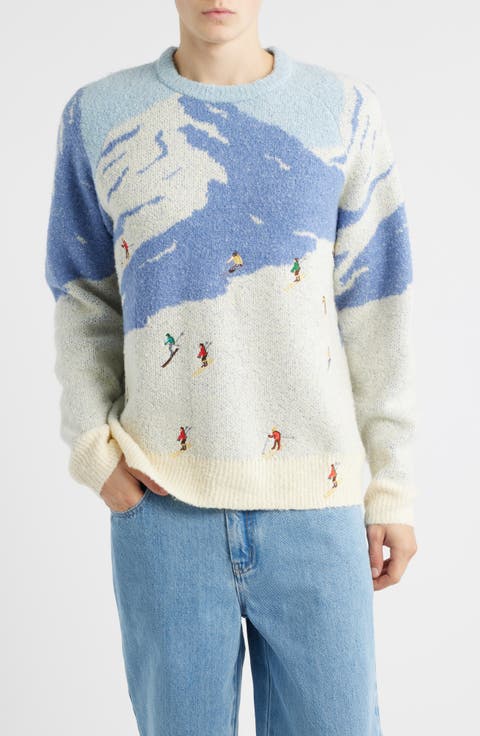 Ski Jacquard Crewneck Sweater