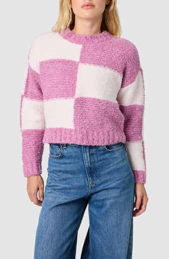 Lush Colorblock Checker Sweater