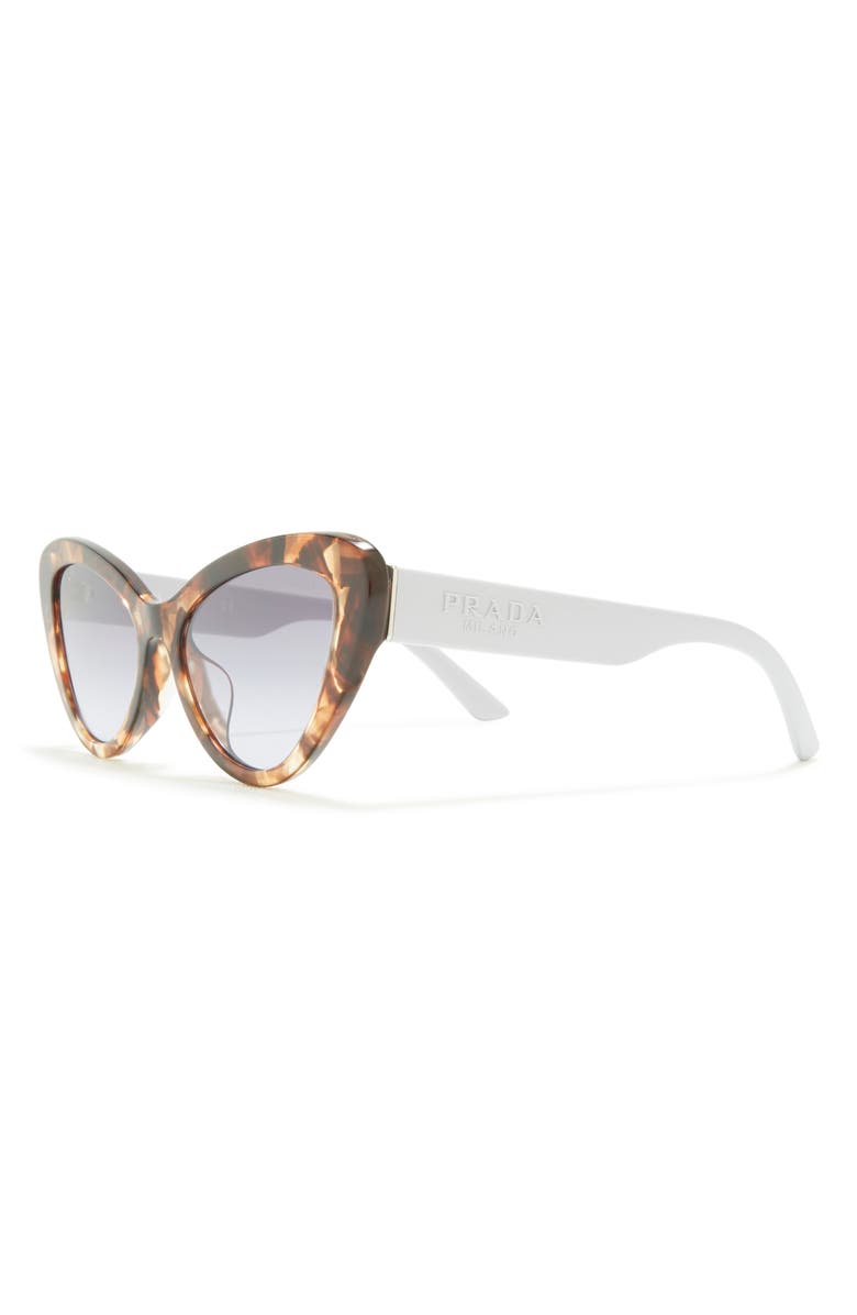 Prada Heritage 54mm Cat Eye Sunglasses, Alternate, color,