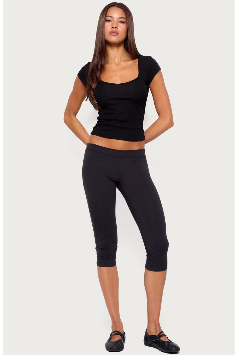 Aiko Capri Pants, Alternate, color, BLACK