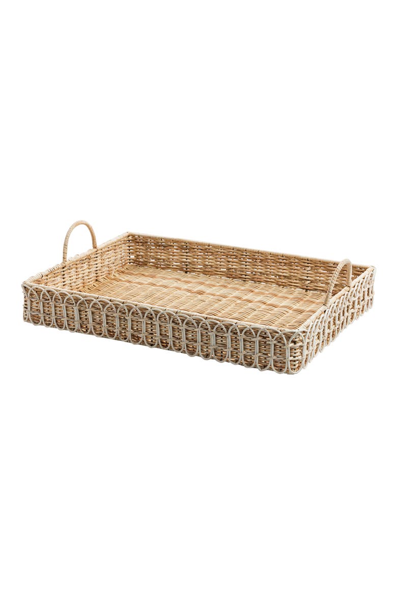 Provence Rattan Tray, Main, color, WHITEWASH