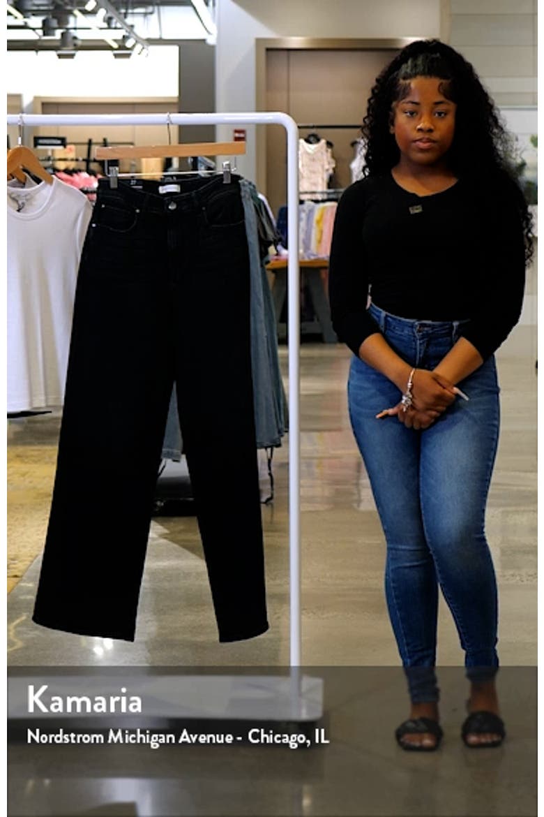 High Rise Wide Leg Jeans video