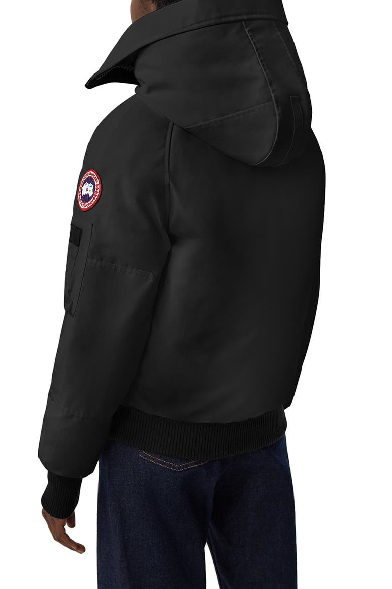 Chilliwack 625 Fill Power Down Bomber Jacket, Alternate, color, BLACK