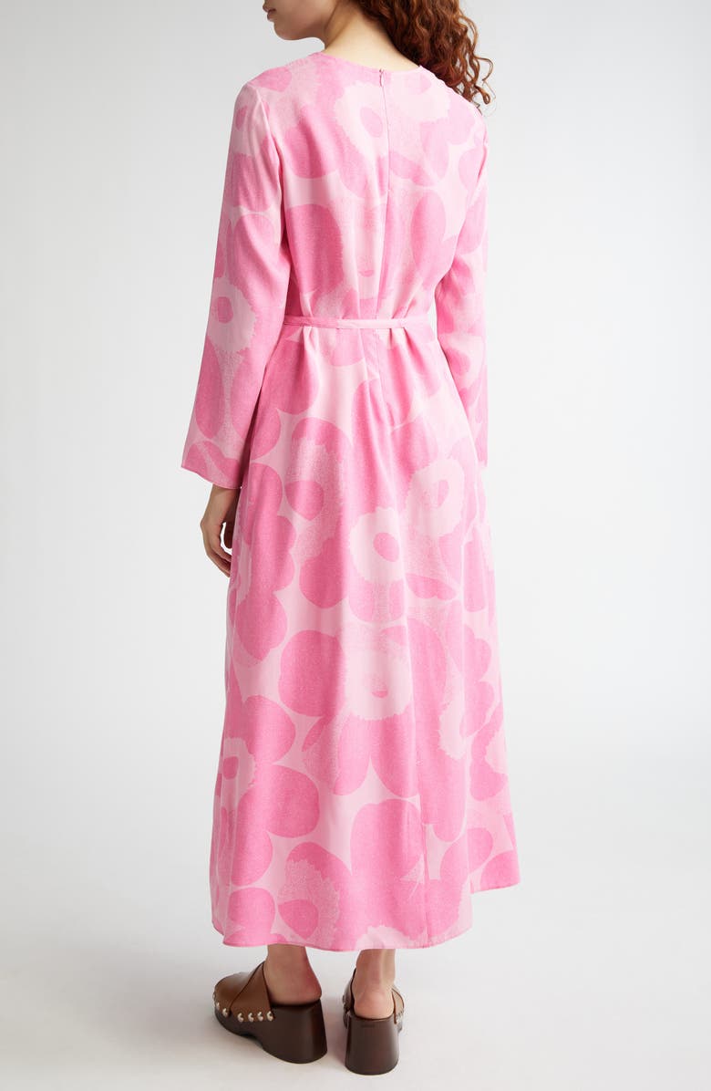 Marimekko Kaverus Unillo Floral Long Sleeve Dress, Alternate, color, 