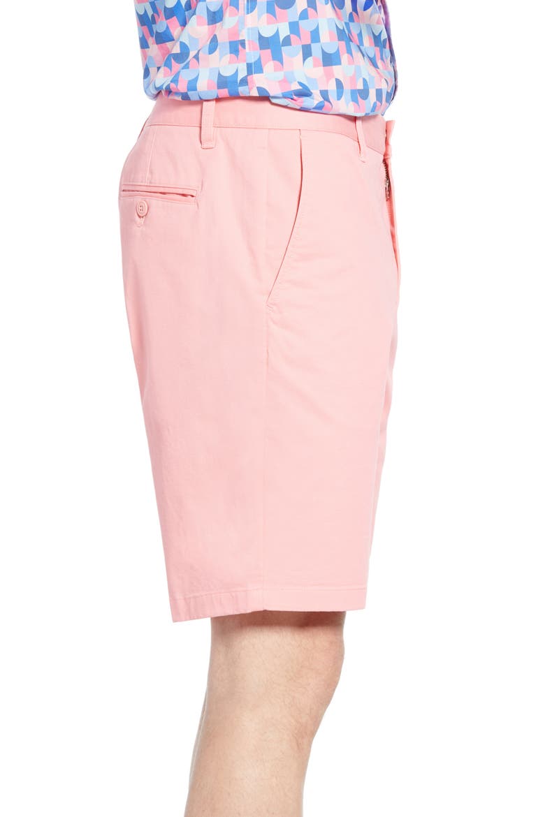 Stretch Washed Chino 9-Inch Shorts, Alternate, color, ICED PAPAYA