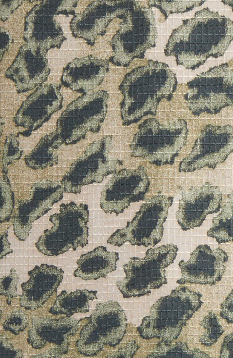 AllSaints Underground Relaxed Fit Leopard & Camo Ripstop Camp Shirt, Alternate, color, 