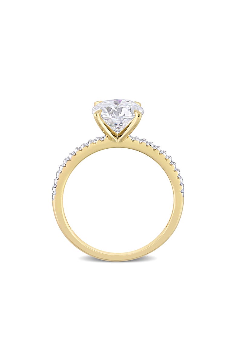DELMAR Lab Created Moissanite Ring, Alternate, color, Gold