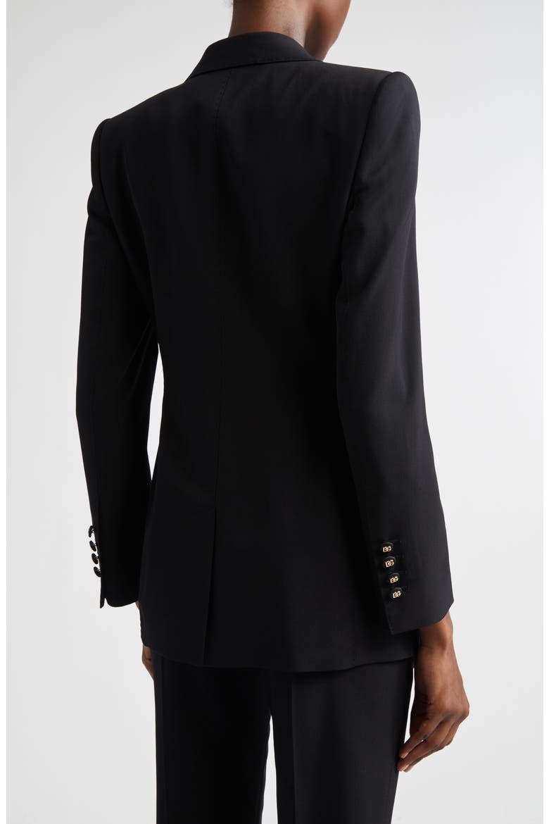 Turlington Stretch Gabardine Blazer, Alternate, color, NERO