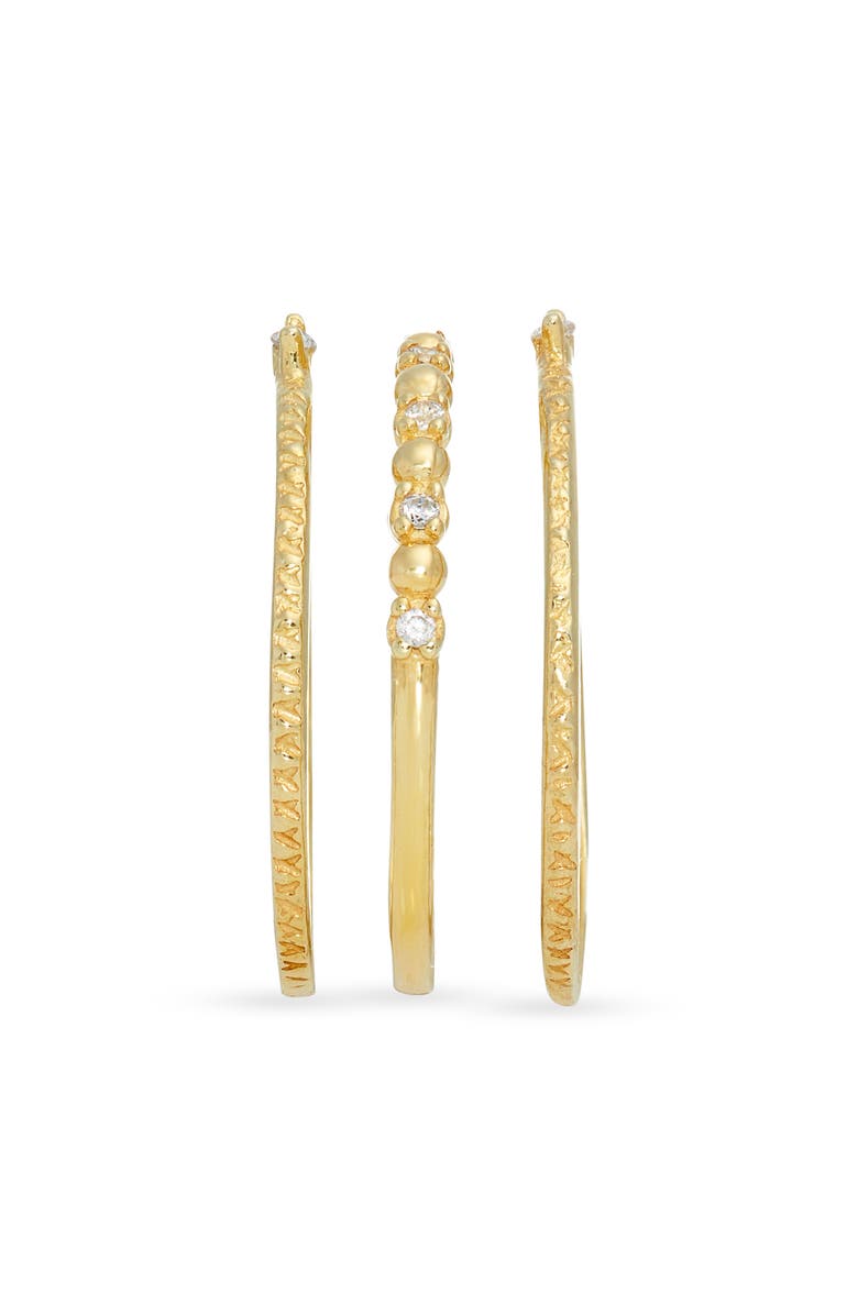 BY ADINA EDEN Adina's Jewels Dainty Set of 3 Rings, Alternate, color,