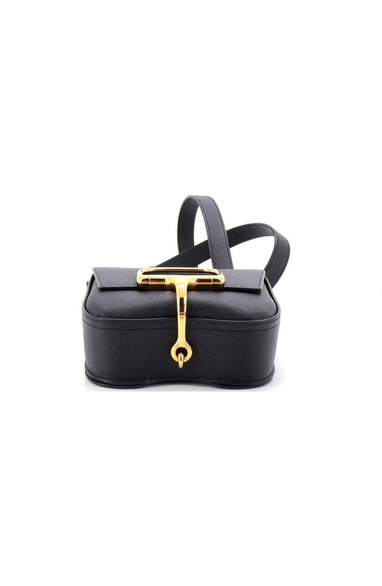 Pre-Owned Hermes Della Cavalleria Shoulder Bag Epsom Mini, Alternate, color, Noir