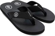 Volcom Vocation Leather Flip Flops