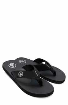 Volcom Vocation Leather Flip Flops