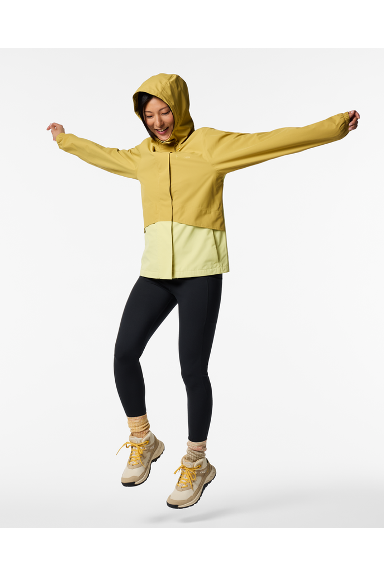 Rayu Rain Jacket - Women's, Alternate, color, Husk and Honeydew