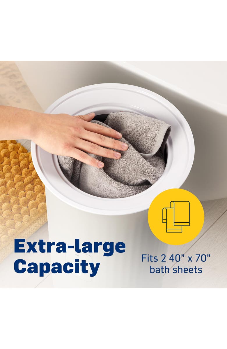 Live Fine Large Bucket Style Towel Warmer - Gray, Alternate, color, Grey