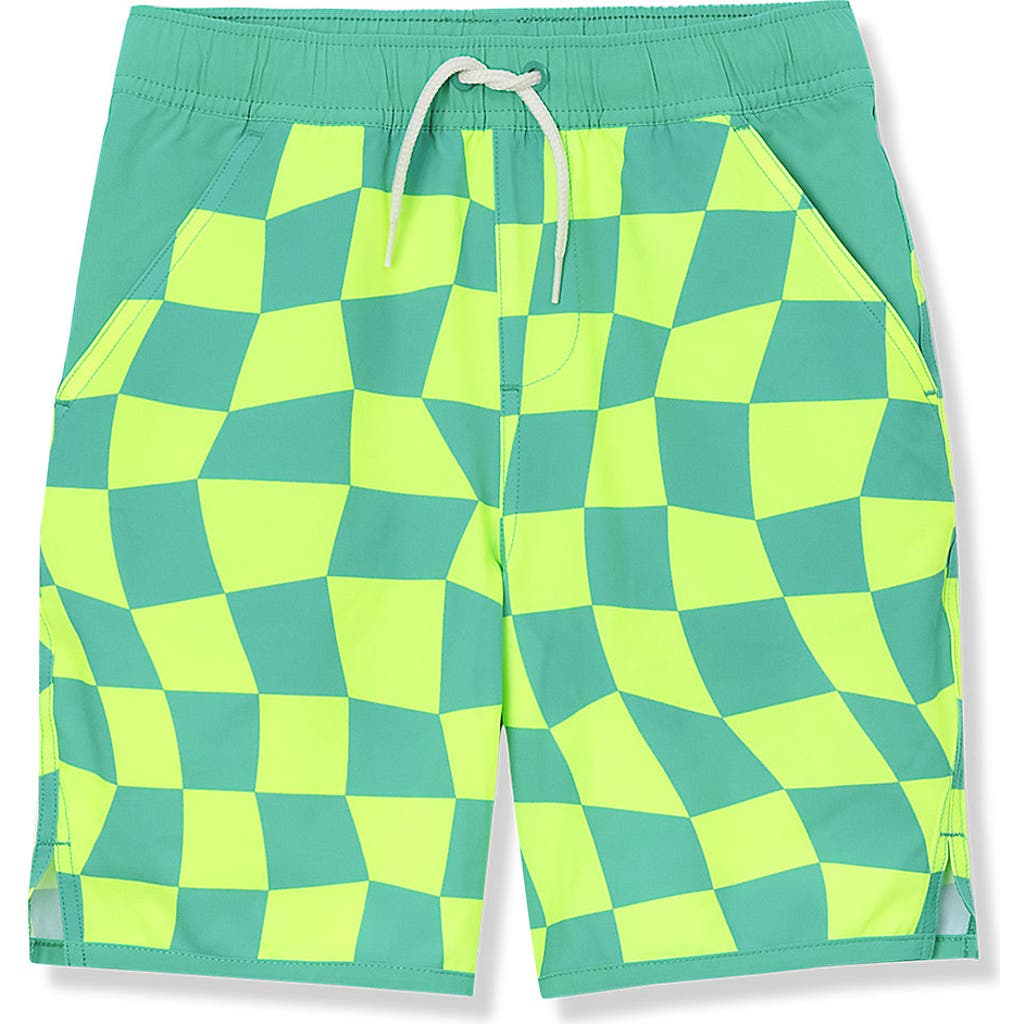LANDS' END LANDS' END BOYS STRETCH HYDROLINER SPORT SWIM TRUNK