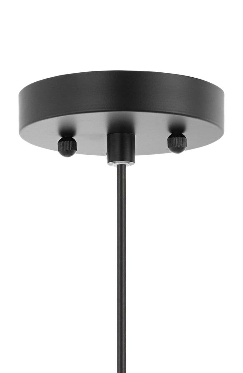 JONATHAN Y Nova 20.25" 1-Light Farmhouse Coastal Rattan 180" Cord Plug-In or Hardwired LED Pendant, Alternate, color, 