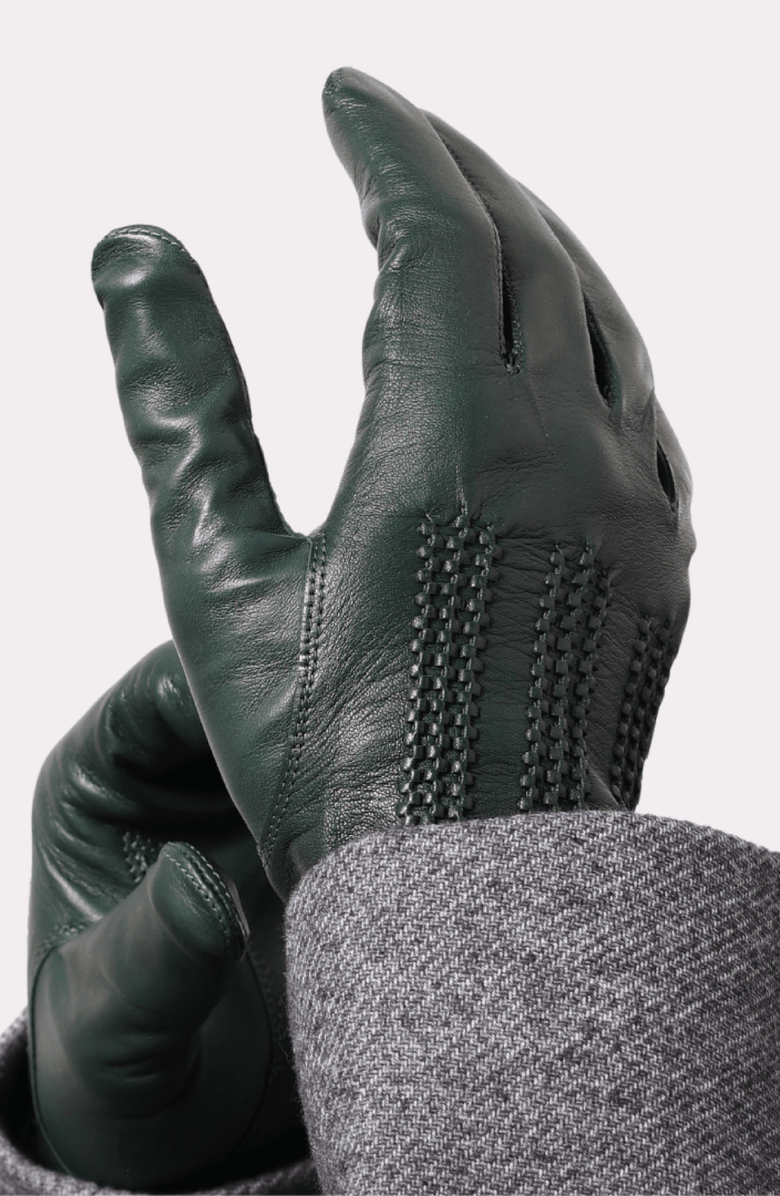 Seymoure Leather Traveler Gloves, Alternate, color, Agave