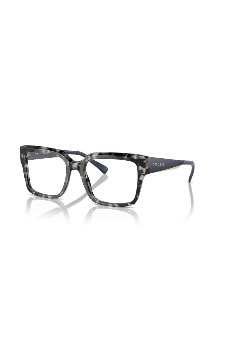 51mm Rectangle optical glasses, Main, color, Blue