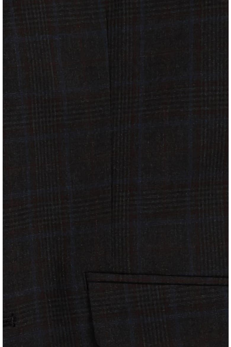 Plaid Nested Suit, Alternate, color, CHARCOAL
