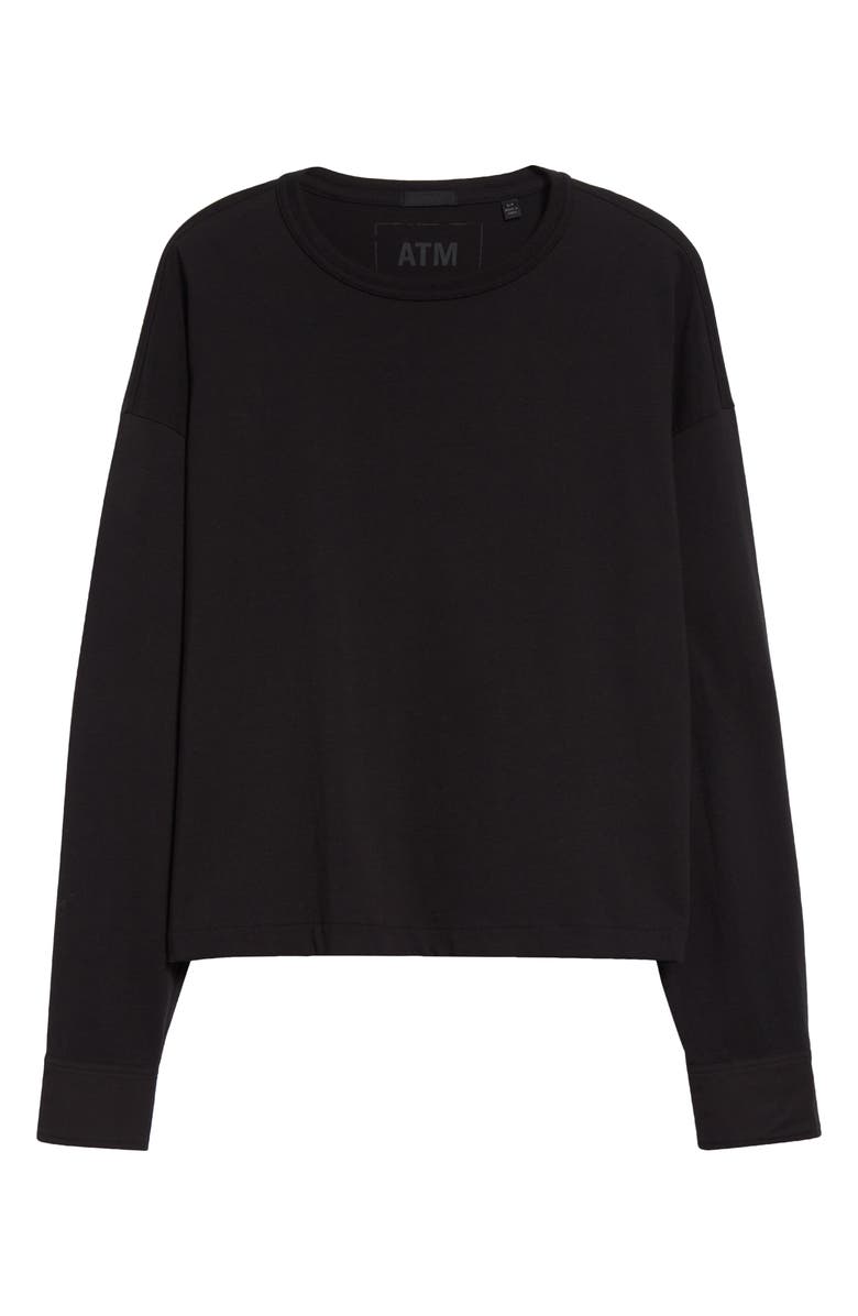 ATM Anthony Thomas Melillo Heavyweight Cotton Jersey Top, Alternate, color, 