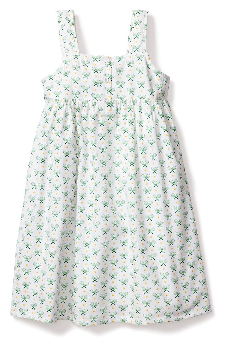 Petite Plume Kids' Print Sleeveless Nightgown, Main, color, Match Point