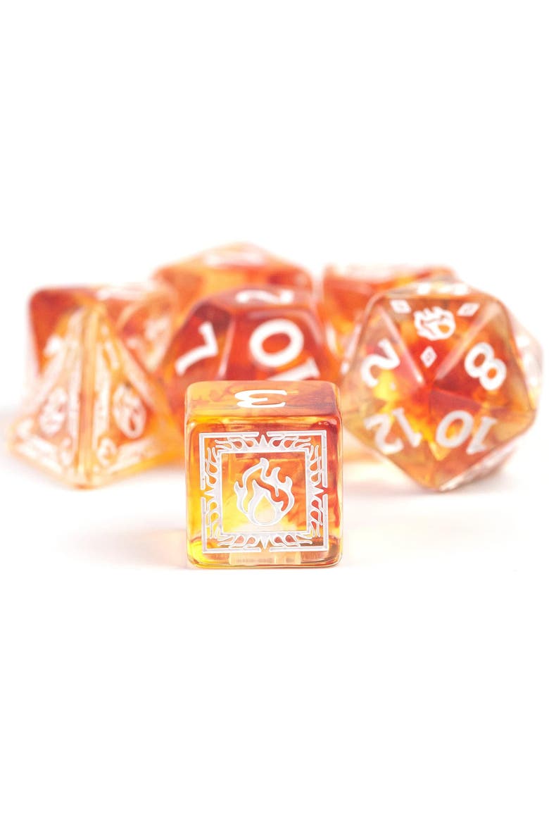 D&D Adventure Dice Sorcerer Orange, 16Pc Rpg Set, Alternate, color, Orange