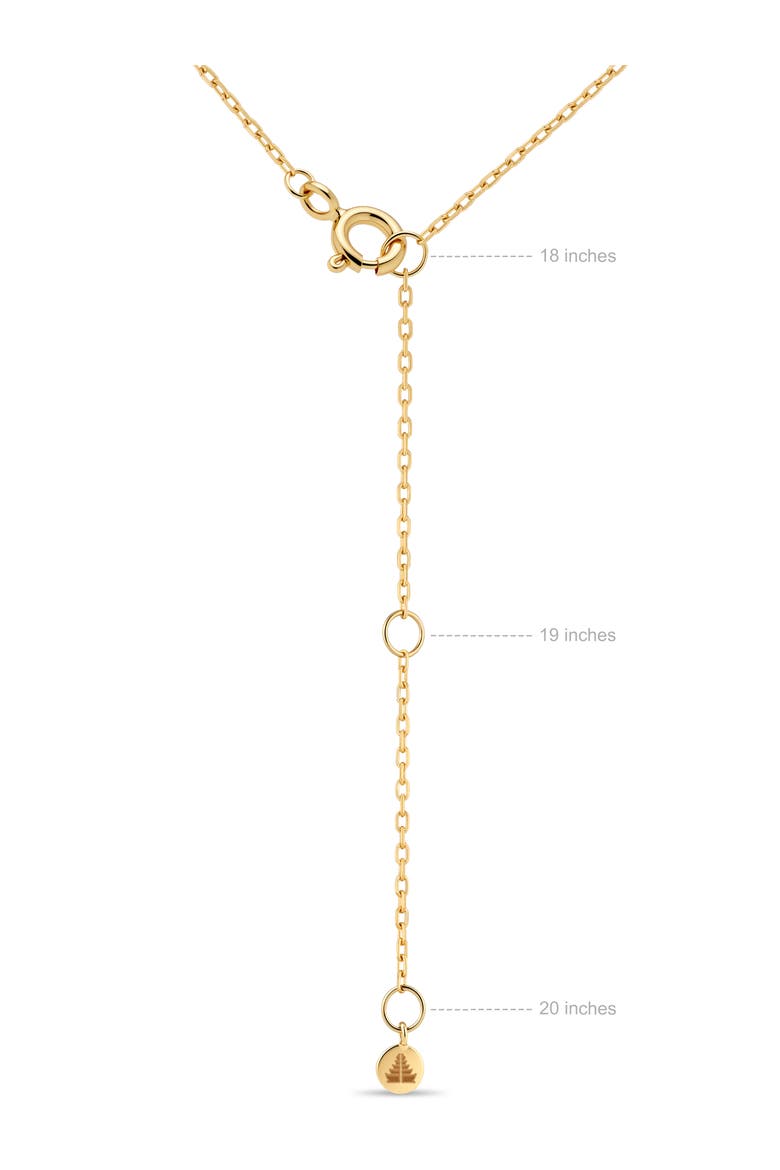 Cable Chain Necklace in 14K Gold Adjustable, Alternate, color, Gold