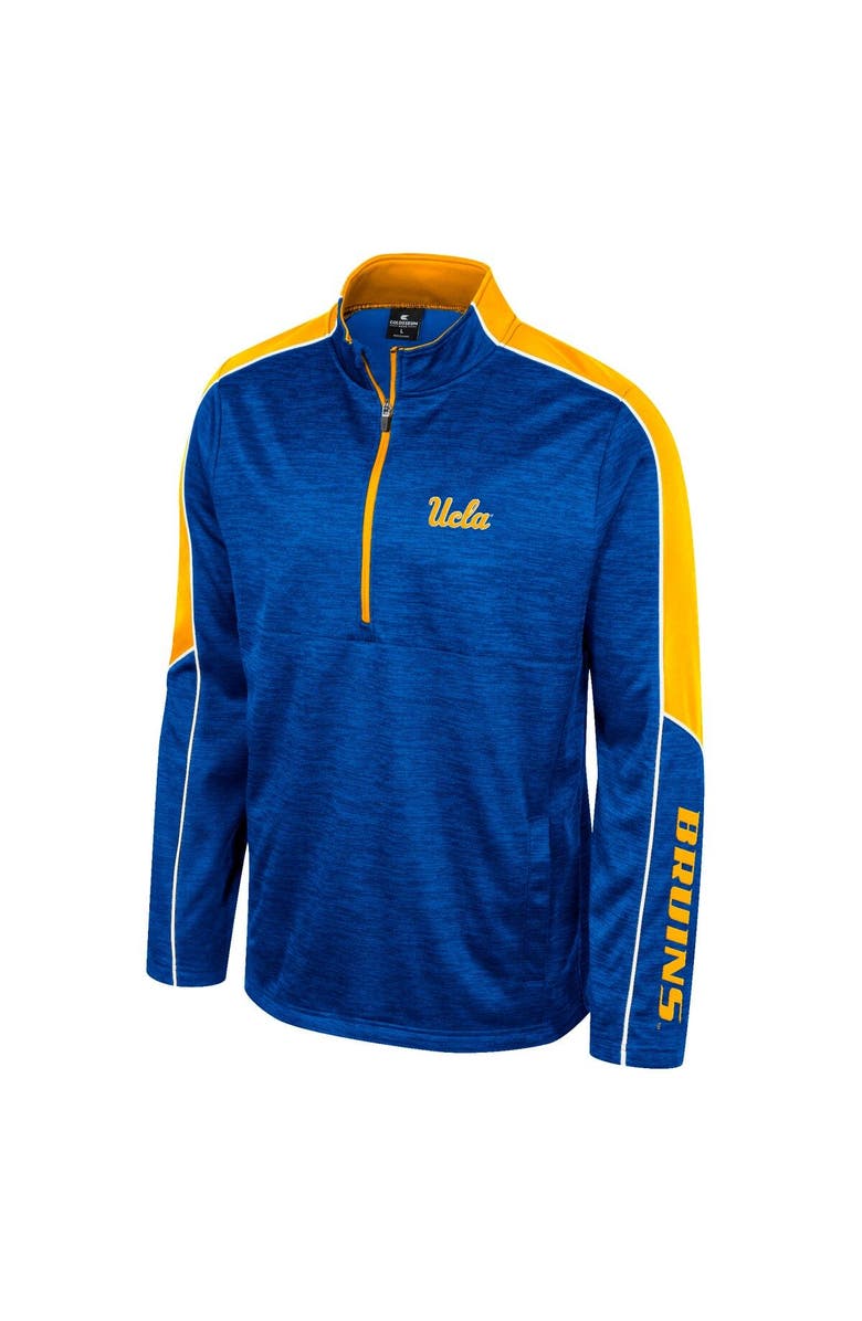 COLOSSEUM Men's Colosseum Blue UCLA Bruins Marled Half-Zip Jacket, Alternate, color, Blue
