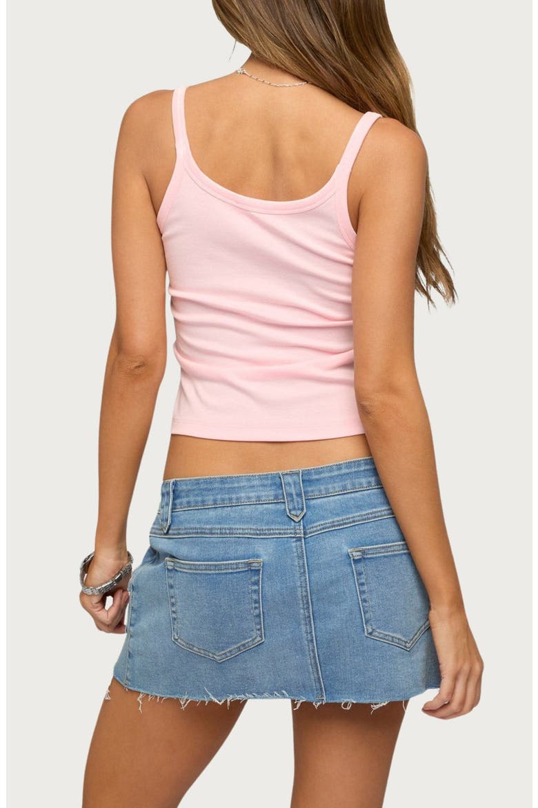 Basic Babe Stretch Cotton Crop Camisole, Alternate, color, LIGHT-PINK