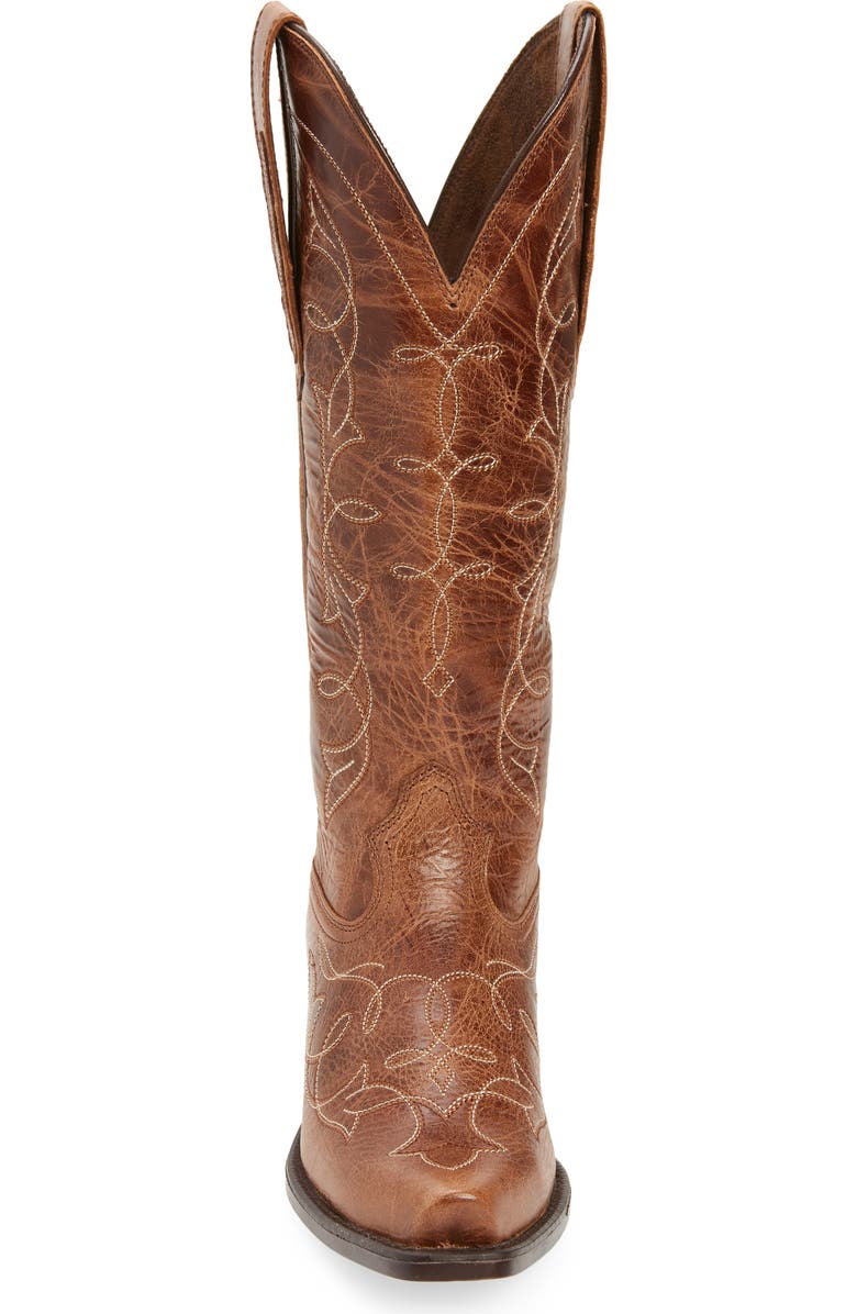 Ariat Heritage Stretch Fit Western Boot, Alternate, color, Brown