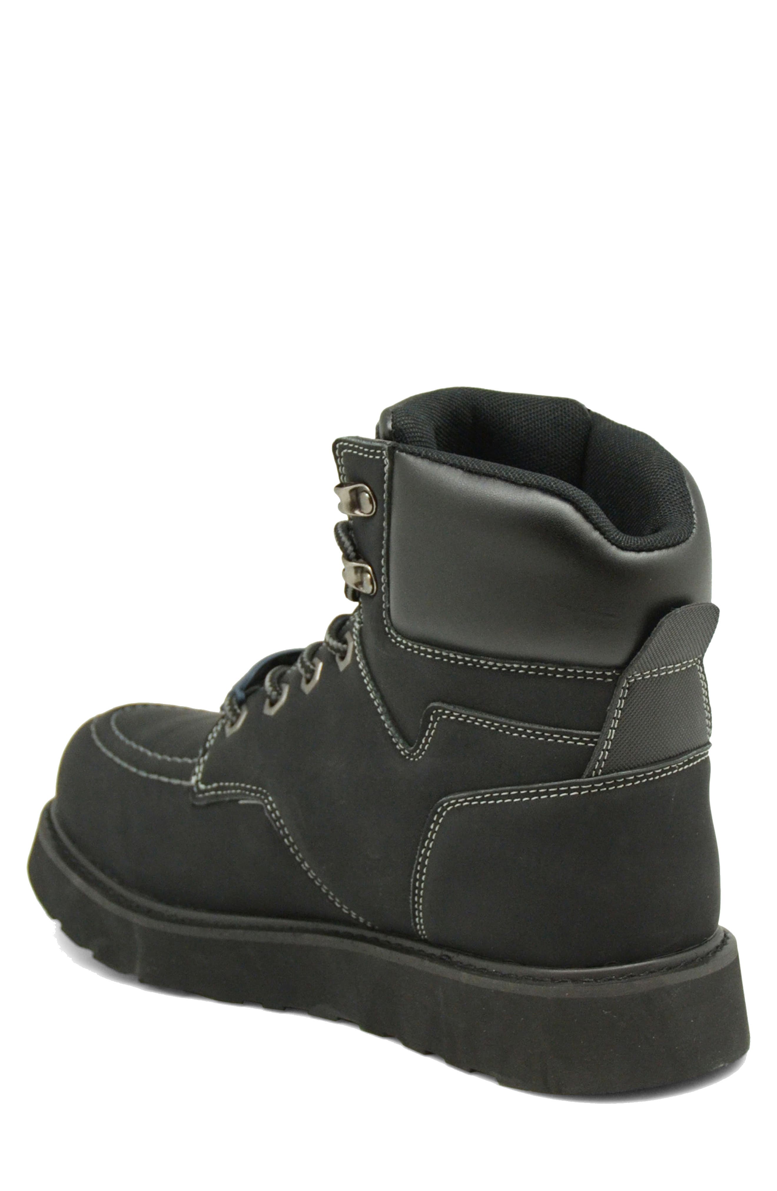 Barrington Steel Toe Work Boot, Alternate, color, BLACK