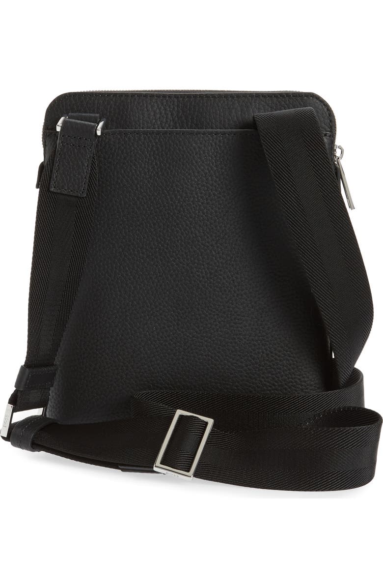 BOSS Crosstown Leather Crossbody Bag, Alternate, color,