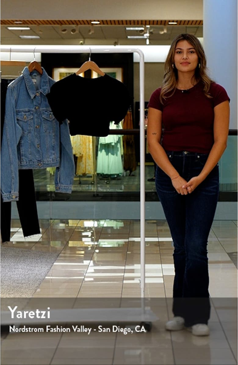 Fold Up Crop T-Shirt, sales video thumbnail