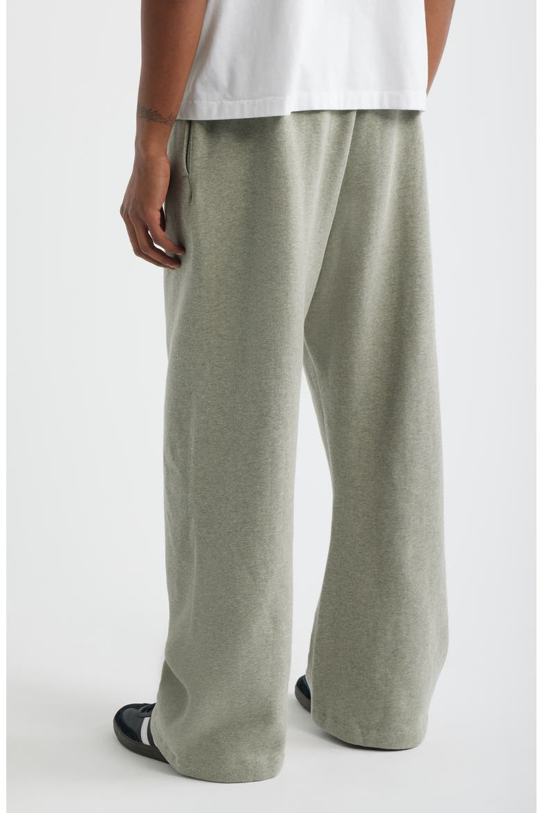 Signature Flare Sweatpants, Alternate, color, CONCRETE/DARK CONCRETE HEATHER