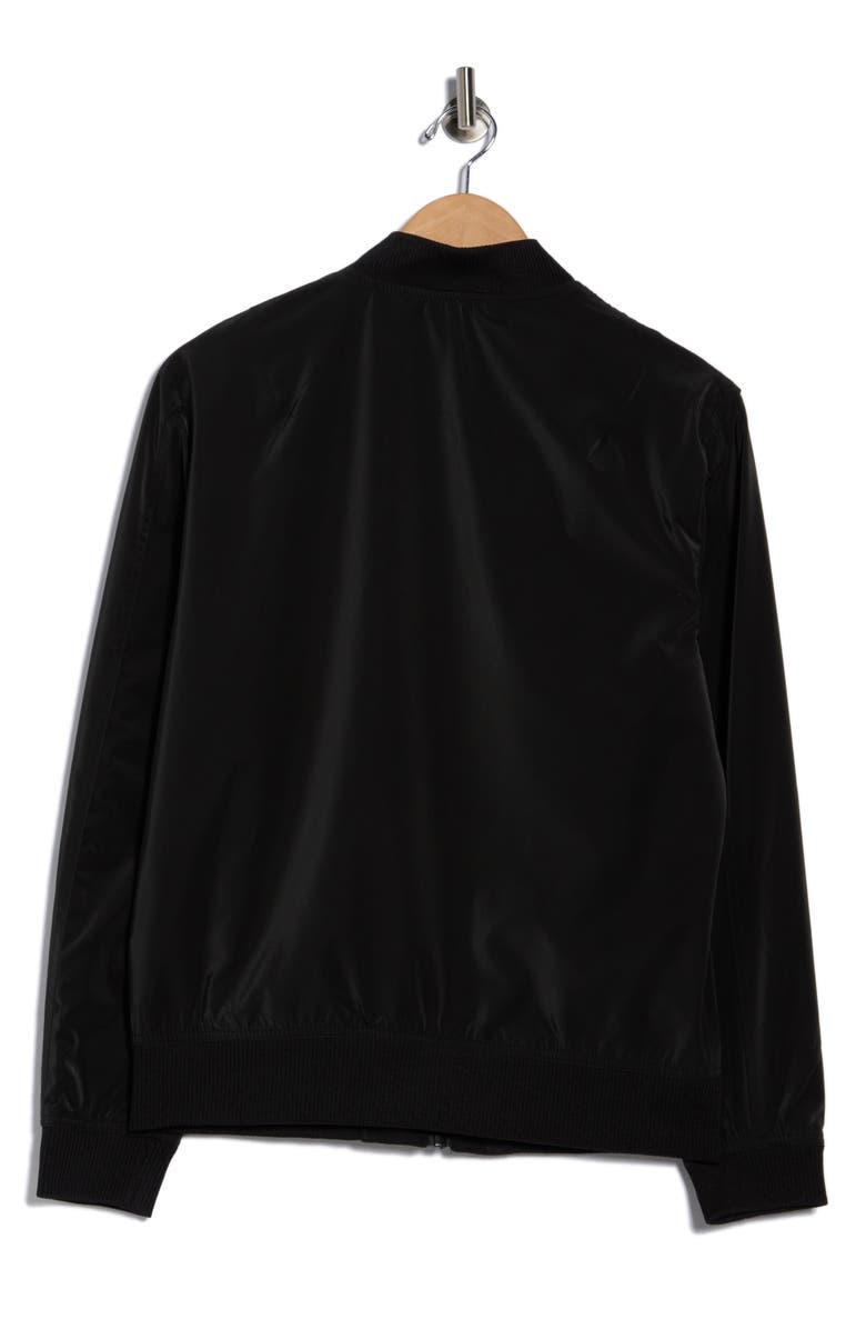 DENIM AND FLOWER Bomber Jacket, Alternate, color, Black