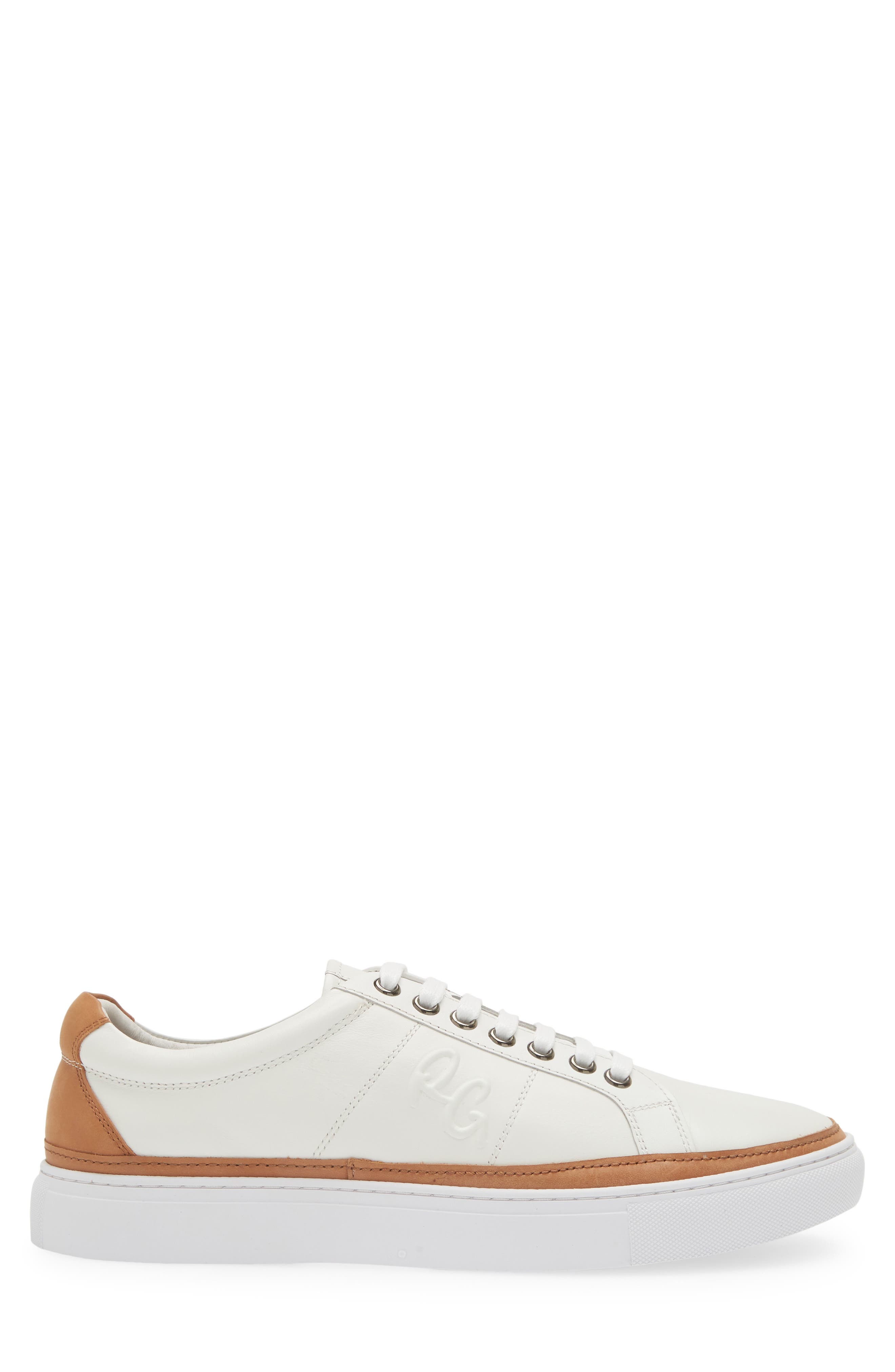 Robert Graham Sunset Low Top Leather Sneaker, Alternate, color, 