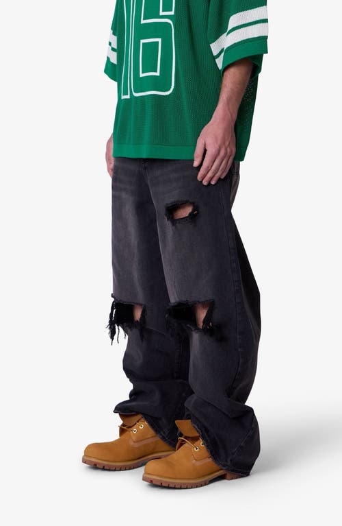 Mnml Blowout Rave Jeans In Black