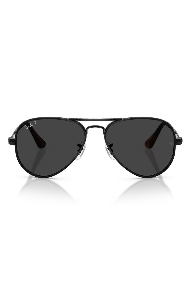 Ray-Ban Aviator Max 58mm Polarized Pilot Sunglasses, Main, color,