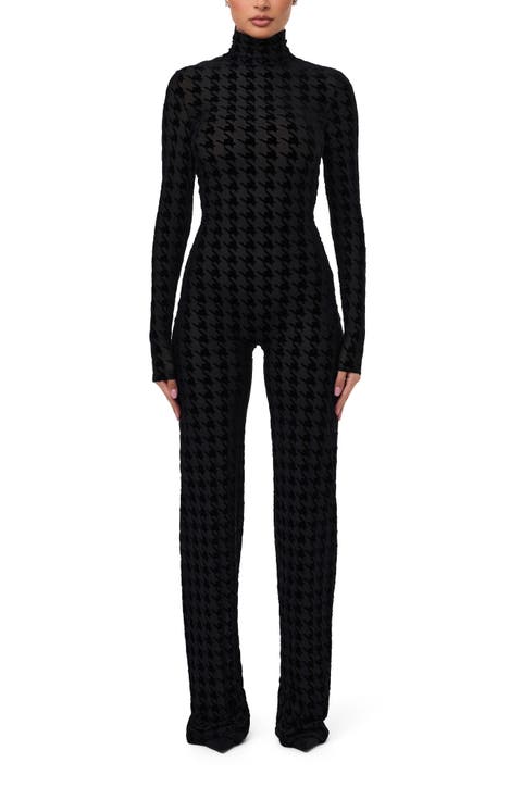 Burnout Long Sleeve Jumpsuit