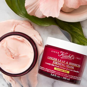 Kiehl’s online Ginger Leaf & Hibiscus Firming Mask